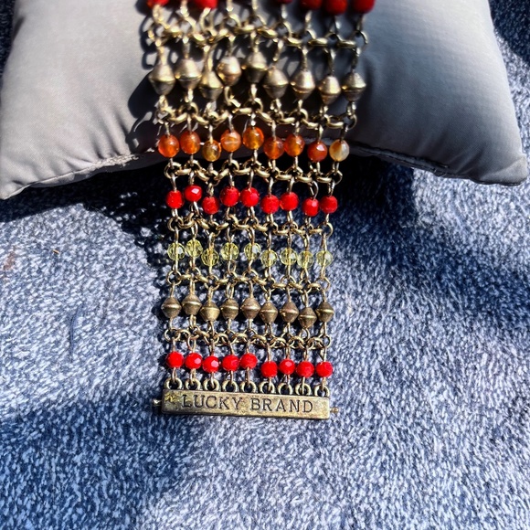 Lucky Brand Bohemian Beaded Bracelet - Magnetic Clasp & Hook Locks 0n Both Sides - Picture 2 of 7